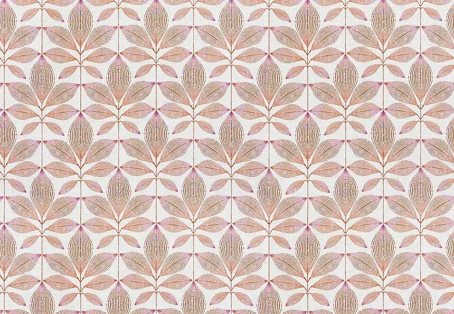 Ткань Trend Echo Citrus/Coral 05130/Coral