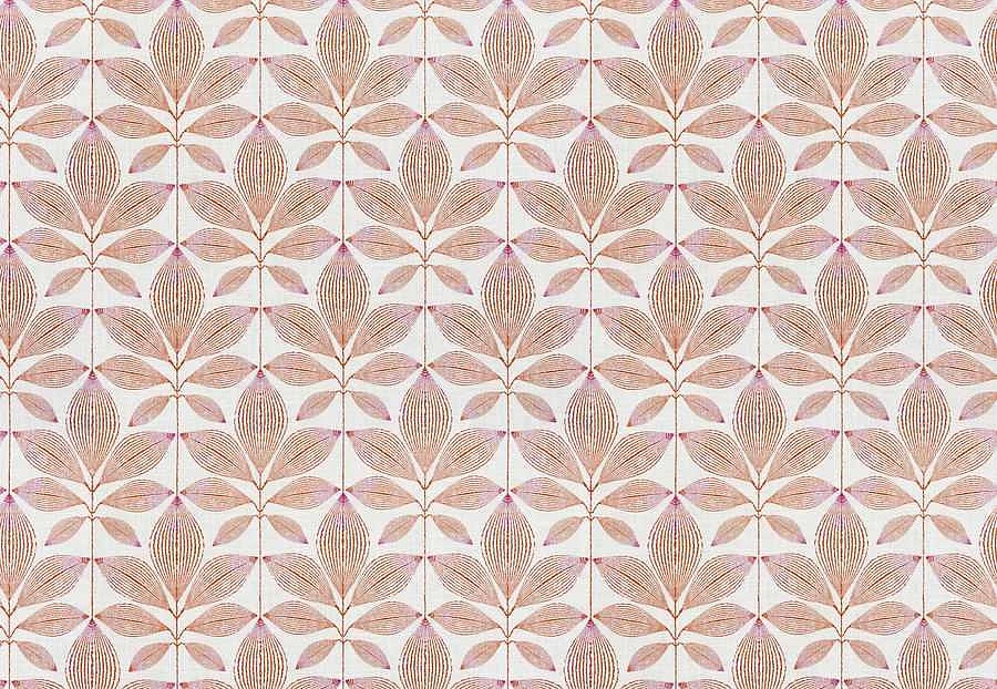 Ткань Trend Echo Citrus/Coral 05130/Coral