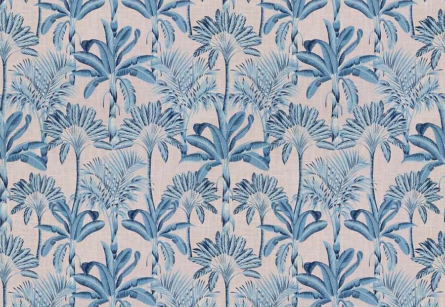 Ткань Trend Echo Citrus/Coral 05134/PinkBlue