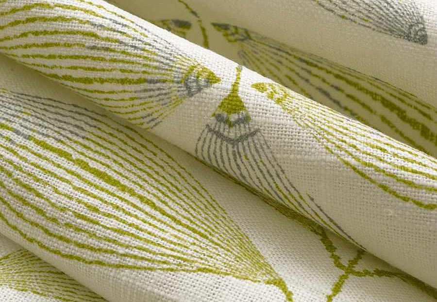 Ткань Trend Echo Citrus/Coral 05130/Citrus