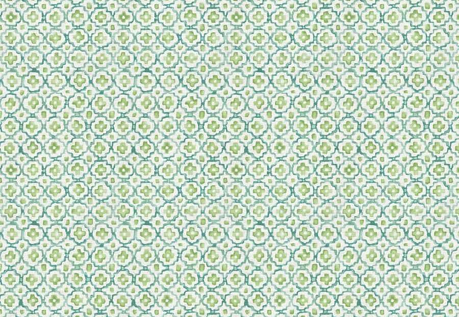 Ткань Trend Echo Citrus/Coral 05136/Emerald