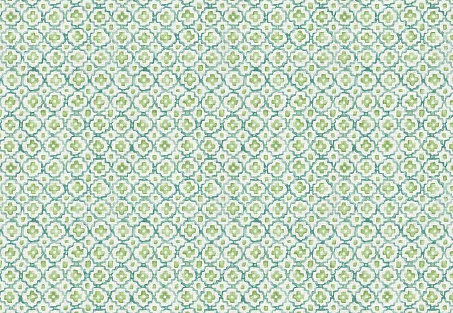 Ткань Trend Echo Citrus/Coral 05136/Emerald