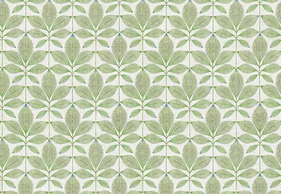 Ткань Trend Echo Citrus/Coral 05130/Palm