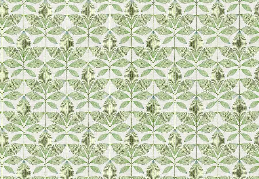 Ткань Trend Echo Citrus/Coral 05130/Palm