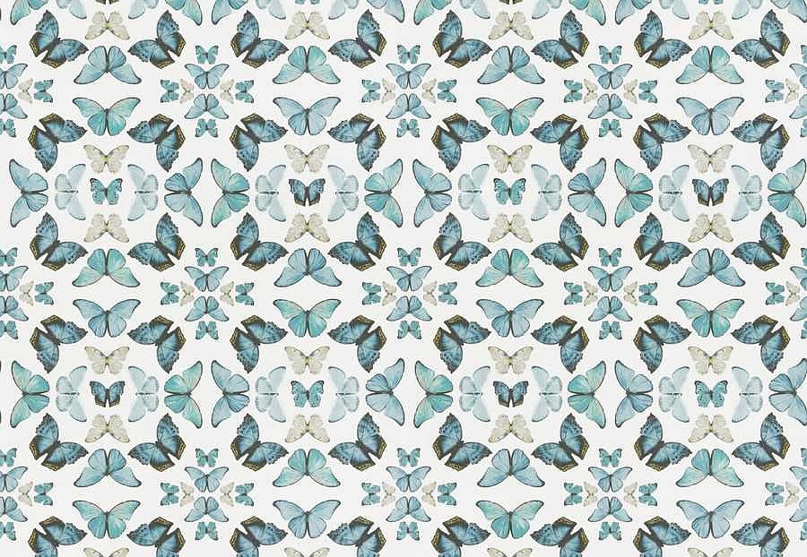 Ткань Trend Echo Indigo/Sky 05144/Turquoise