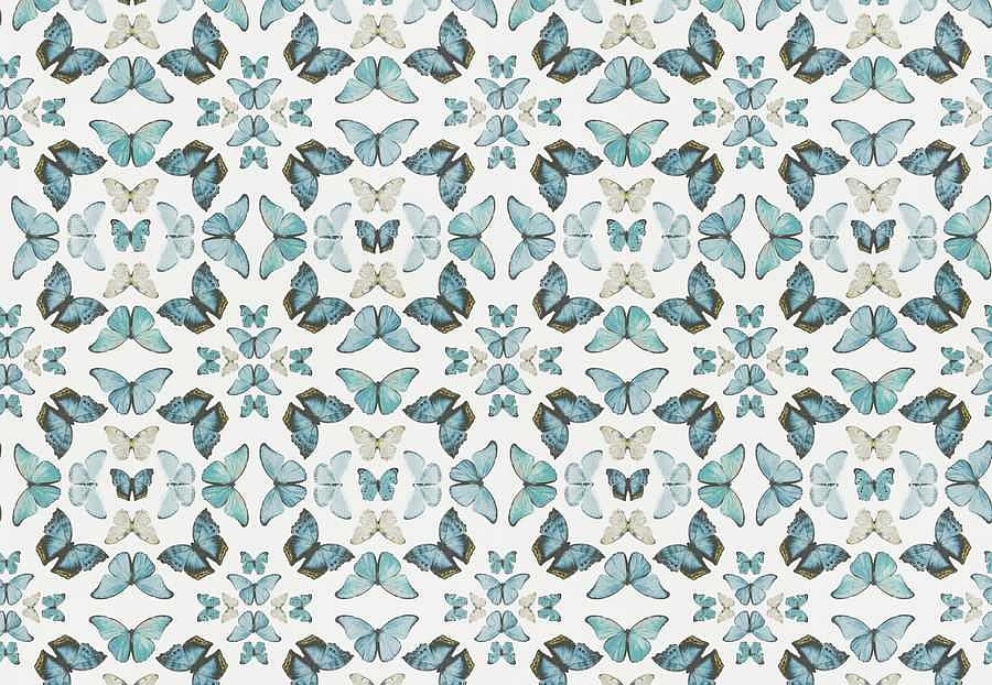 Ткань Trend Echo Indigo/Sky 05144/Turquoise