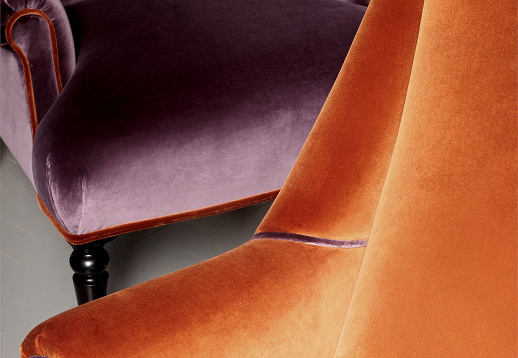 Ткань Zoffany Quartz velvet 331621