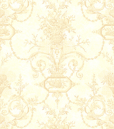 Обои Jaima Brown Damasks Fruitta-Di-Mare-Beige-White