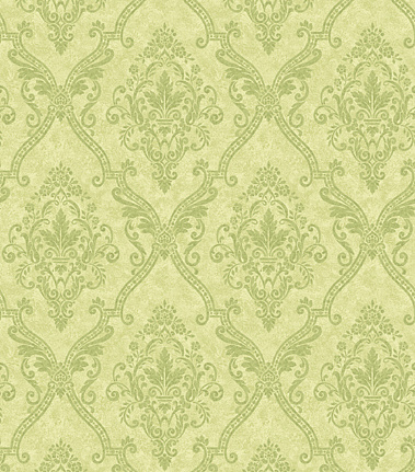 Обои Jaima Brown Damasks Marrakech-Granny-Smith