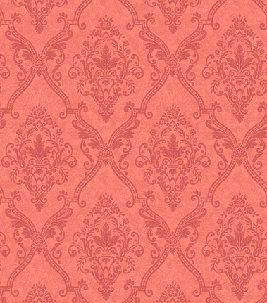 Обои Jaima Brown Damasks Marrakech-Shrimp