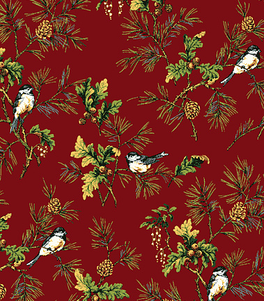 Обои Jaima Brown Retreat Chickadee-Pepper