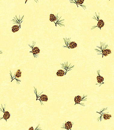 Обои Jaima Brown Retreat Pine-Cone-Pale-Yellow