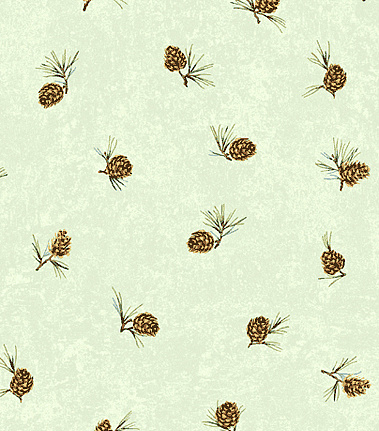 Обои Jaima Brown Retreat Pine-Cone-Spring-Green