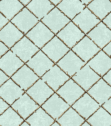 Обои Jaima Brown Retreat Twiggy-Robins-Egg-Blue