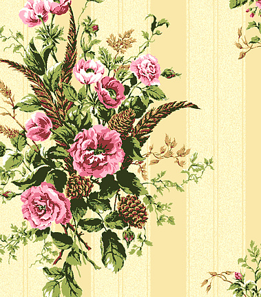 Обои Jaima Brown Retreat Woodland-Floral-Ivory