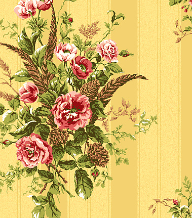Обои Jaima Brown Retreat Woodland-Floral-Ochre
