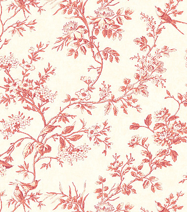 Обои Jaima Brown Chanticleer Avignon-Coral