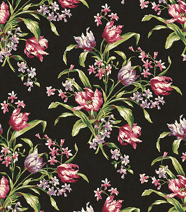 Обои Jaima Brown Chanticleer Dutch-Treat-Black-Purple