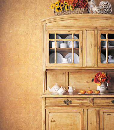 Обои Jaima Brown Chanticleer Palais-Royal-Ochre