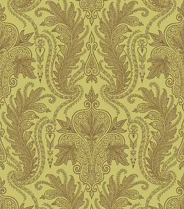Обои Jaima Brown Chanticleer Persia-Lime-Chocolate
