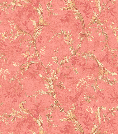 Обои Jaima Brown Chanticleer Versailles-Coral