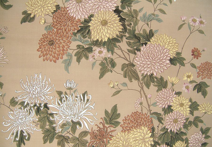 Обои Paul Montgomery Studio Fine Painted Wallpapers Chrysantha