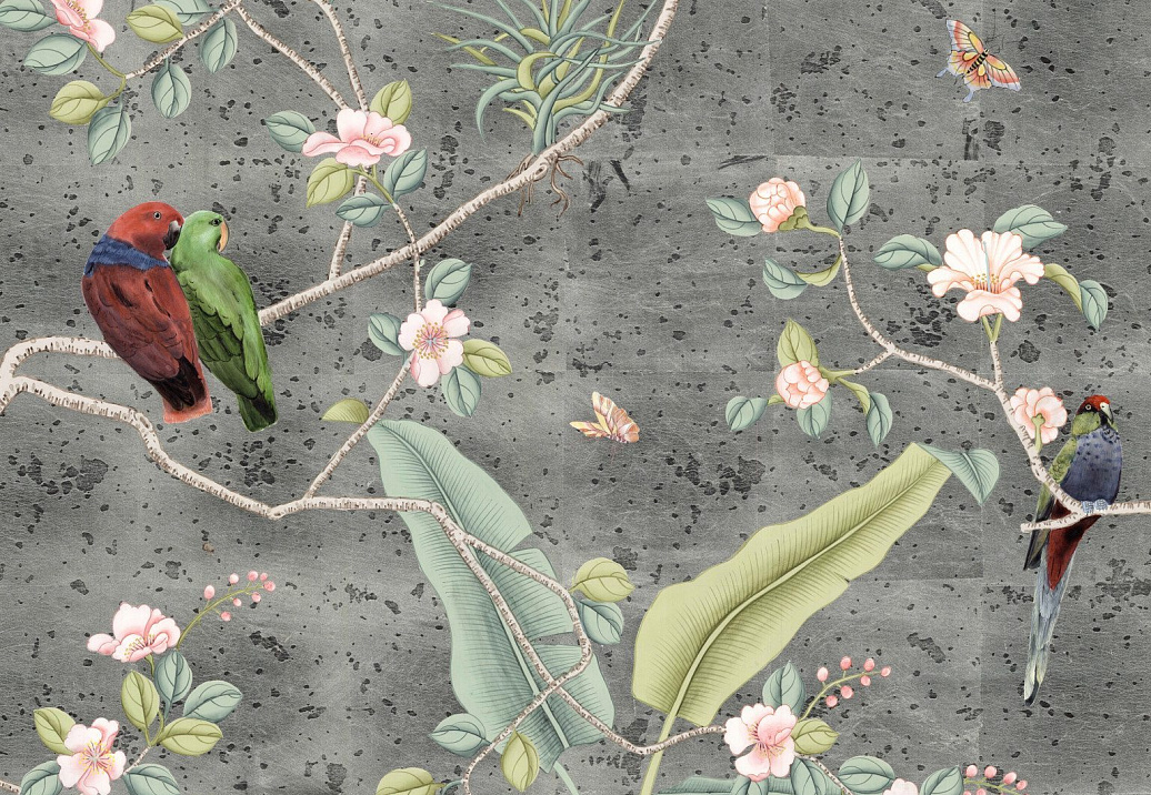 Обои Paul Montgomery Studio Fine Painted Wallpapers Enchanted Garden