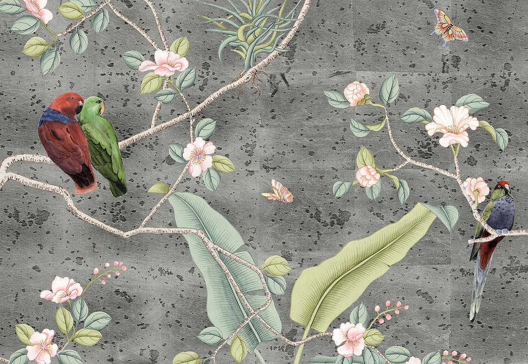Обои Paul Montgomery Studio Fine Painted Wallpapers Enchanted Garden