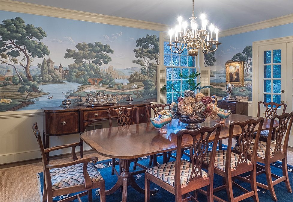 Обои Paul Montgomery Studio Fine Painted Wallpapers English Mural