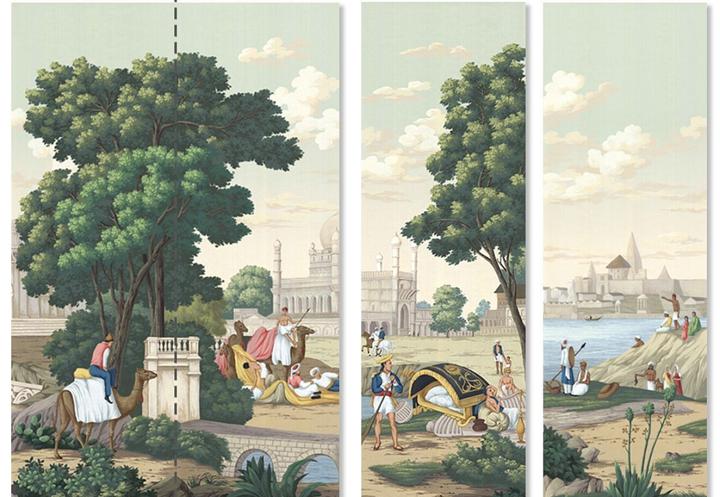 Обои Paul Montgomery Studio Fine Painted Wallpapers India