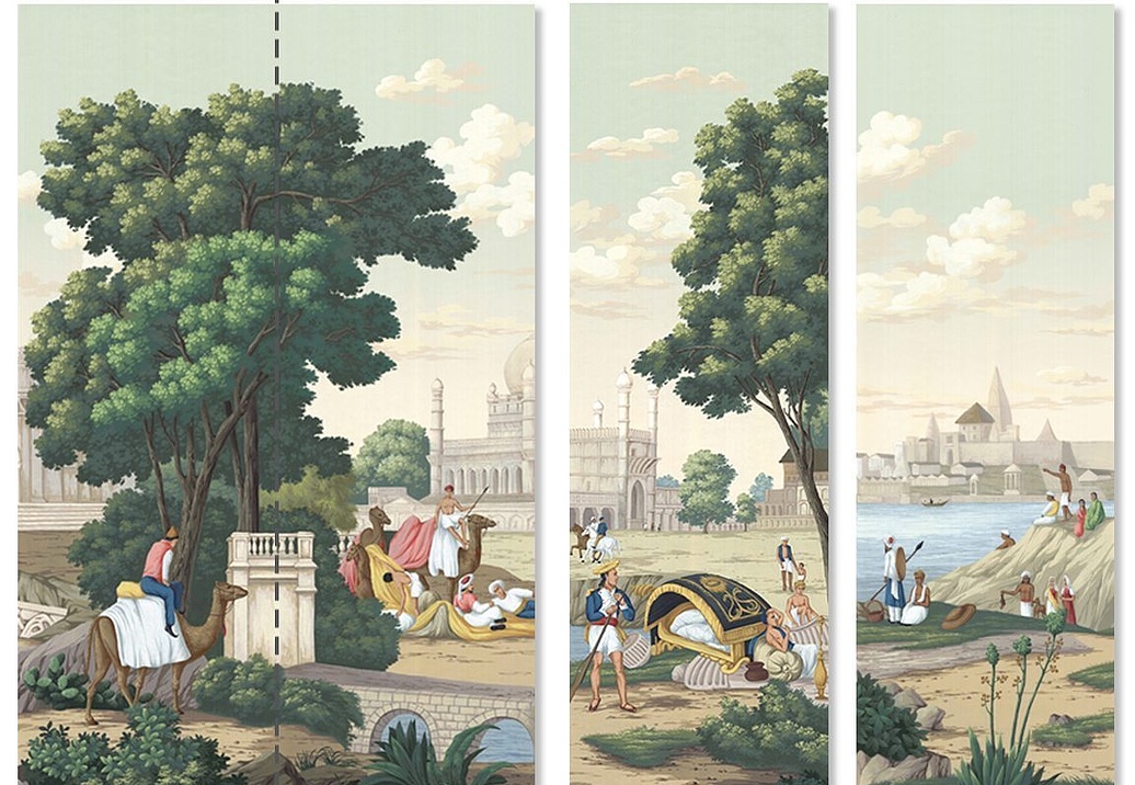 Обои Paul Montgomery Studio Fine Painted Wallpapers India