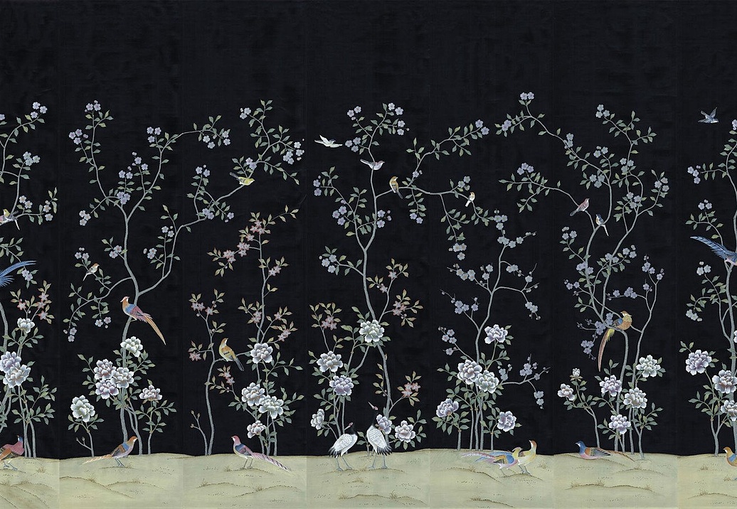 Обои Paul Montgomery Studio Fine Painted Wallpapers Kew Garden