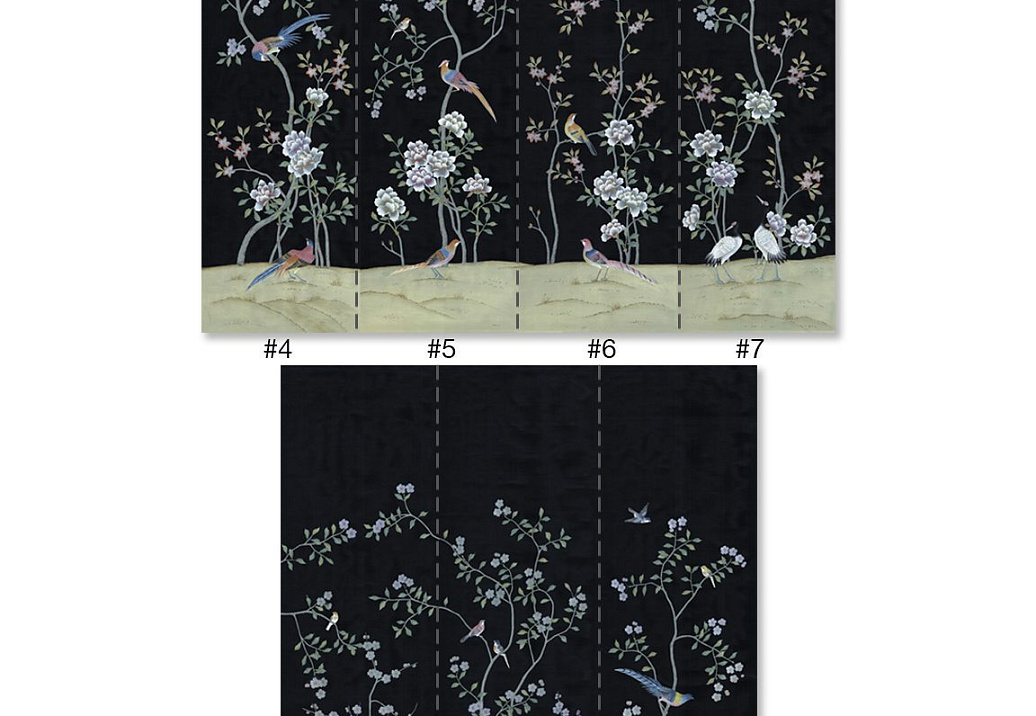 Обои Paul Montgomery Studio Fine Painted Wallpapers Kew Garden