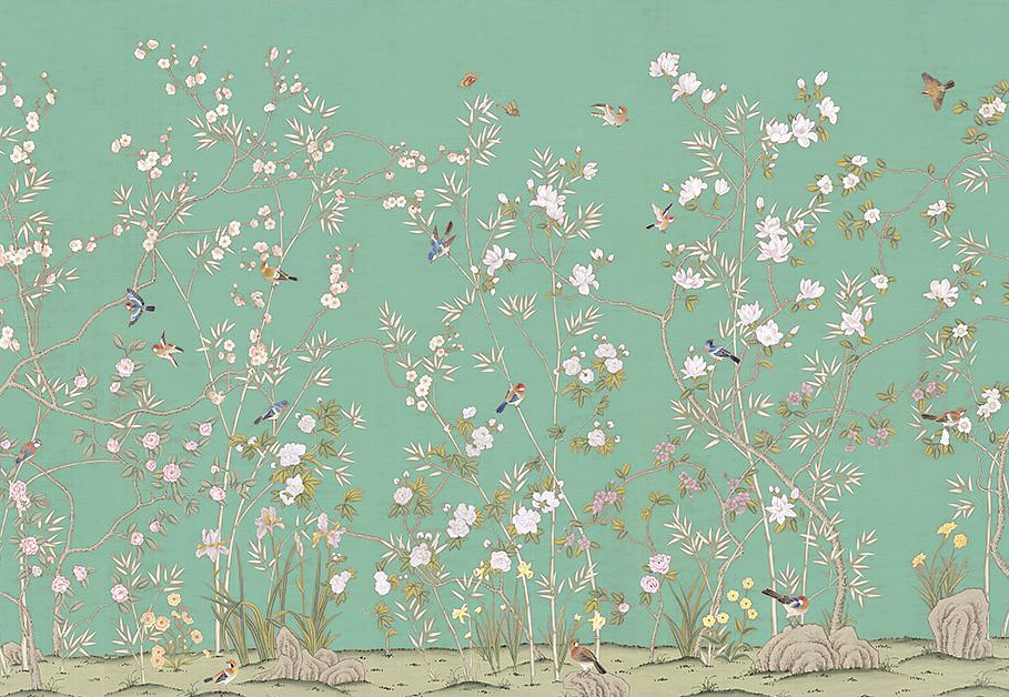 Обои Paul Montgomery Studio Fine Painted Wallpapers Parc Bonaire
