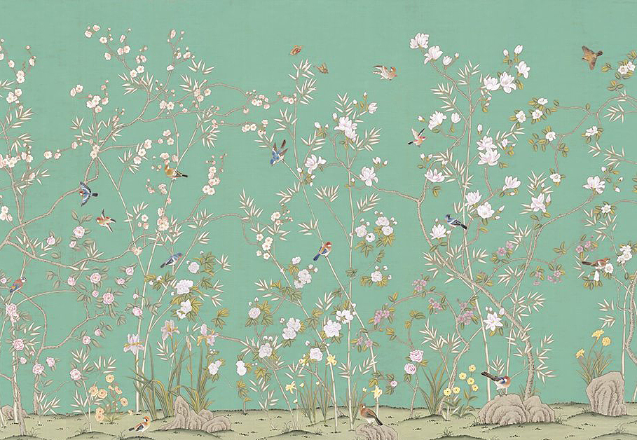Обои Paul Montgomery Studio Fine Painted Wallpapers Parc Bonaire