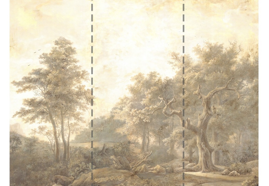 Обои Paul Montgomery Studio Fine Painted Wallpapers Pastorale