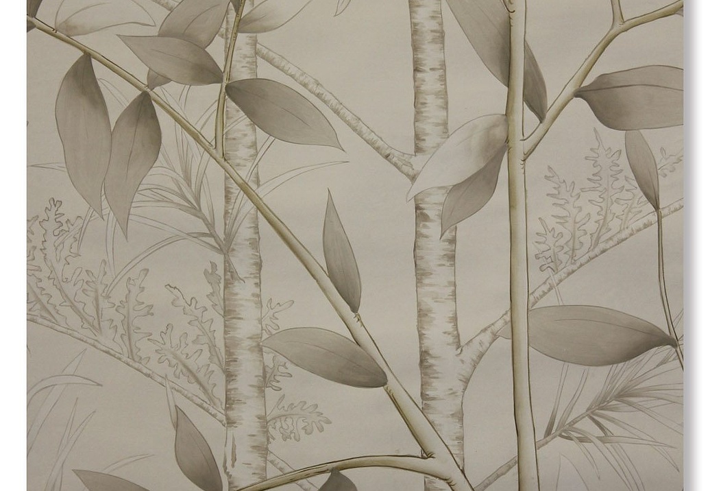 Обои Paul Montgomery Studio Fine Painted Wallpapers Quiet Forest