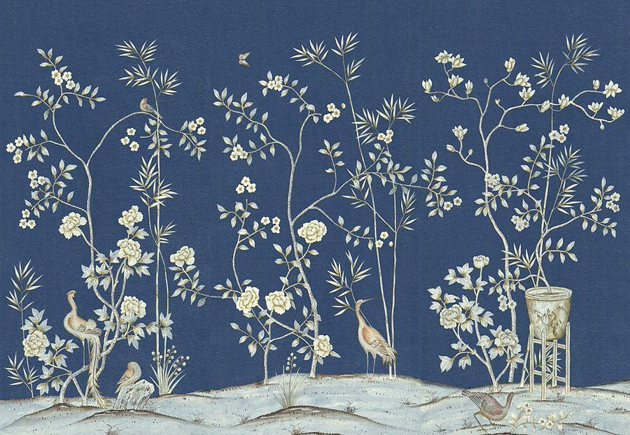 Обои Paul Montgomery Studio Fine Painted Wallpapers Suzhou Garden