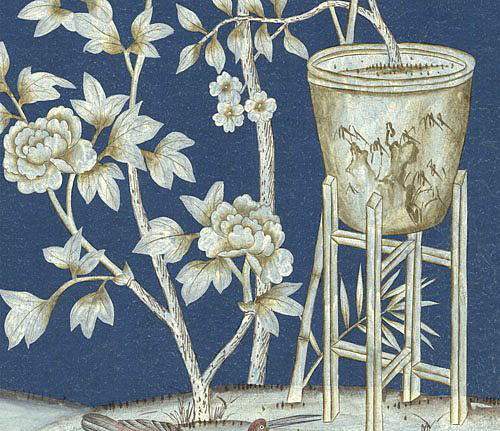 Обои Paul Montgomery Studio Fine Painted Wallpapers Suzhou Garden