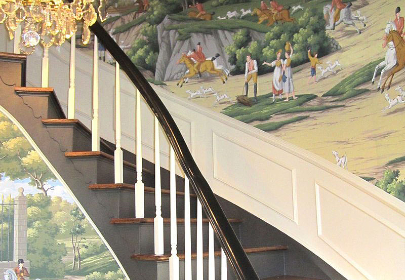 Обои Paul Montgomery Studio Fine Painted Wallpapers The Fox Chase