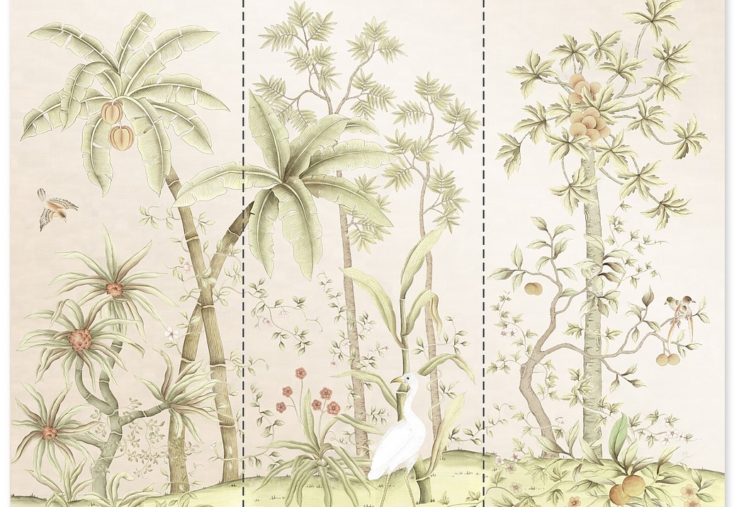 Обои Paul Montgomery Studio Fine Painted Wallpapers Tropical Forest