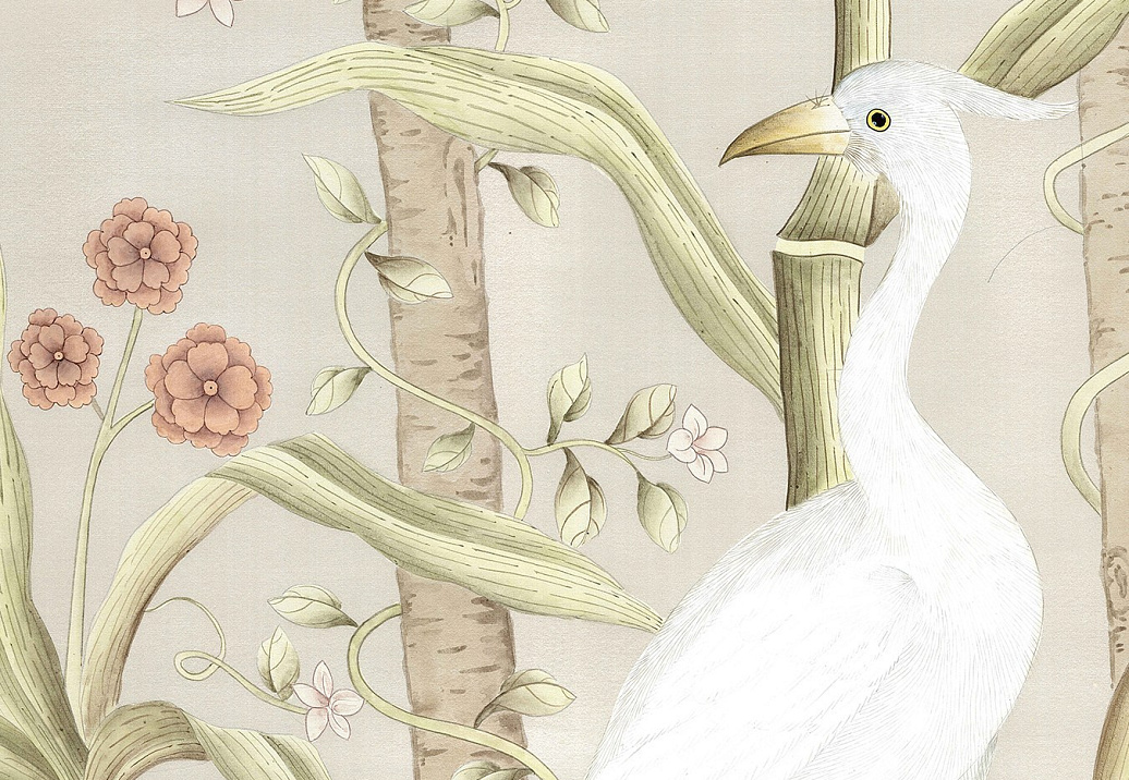 Обои Paul Montgomery Studio Fine Painted Wallpapers Tropical Forest