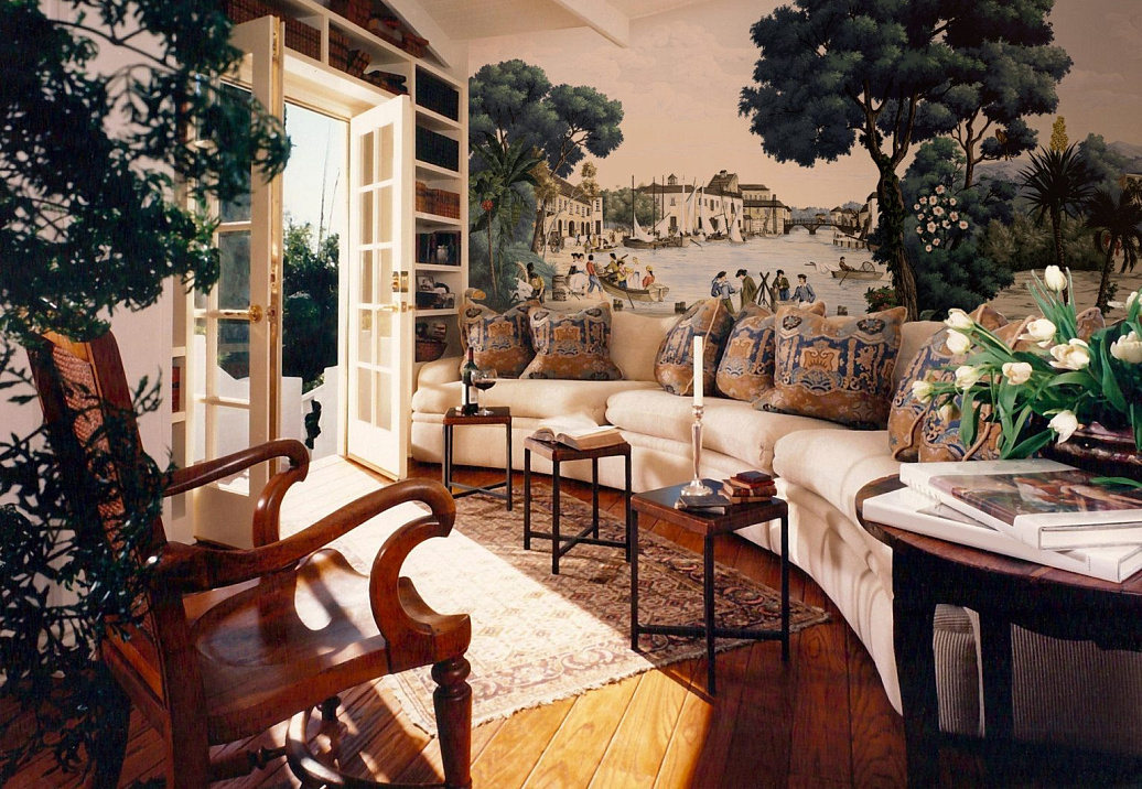 Обои Paul Montgomery Studio Fine Painted Wallpapers West Indies