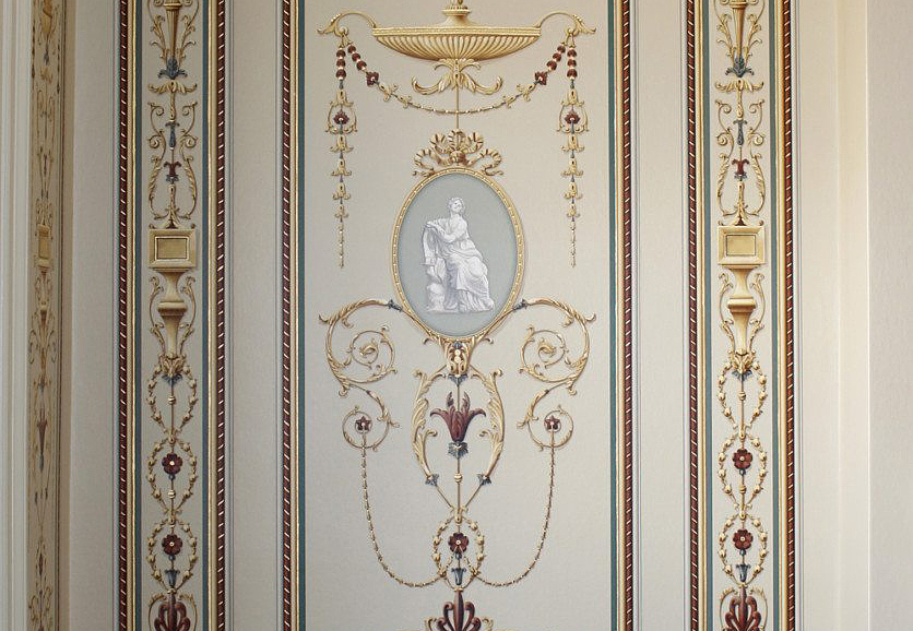 Обои Paul Montgomery Studio Fine Painted Wallpapers Woodham