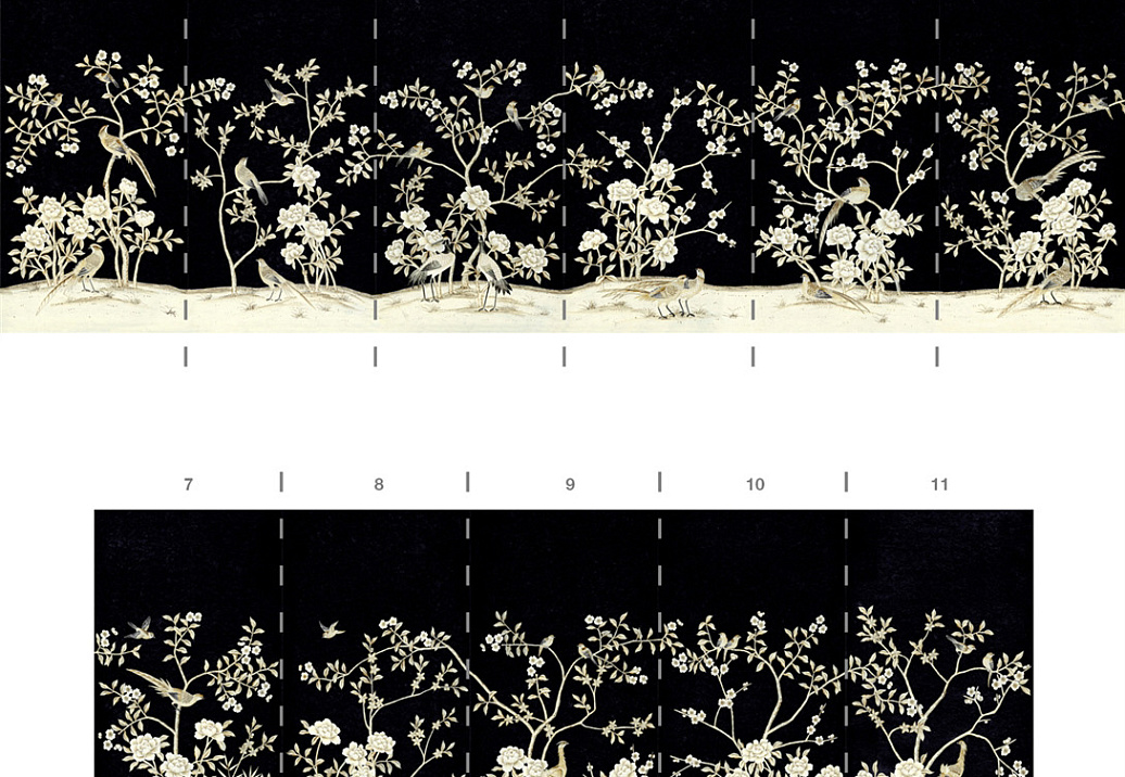 Обои Paul Montgomery Studio Endur Collection (Mural Sources) E-CH-150-BK1-BF
