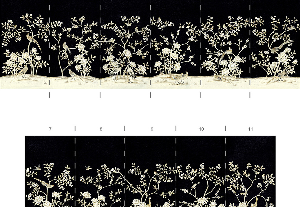 Обои Paul Montgomery Studio Endur Collection (Mural Sources) E-CH-150-BK1-BF