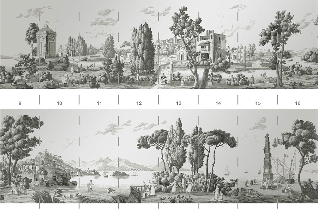 Обои Paul Montgomery Studio Endur Collection (Mural Sources) E-PN-013-GR1-ST/Steel