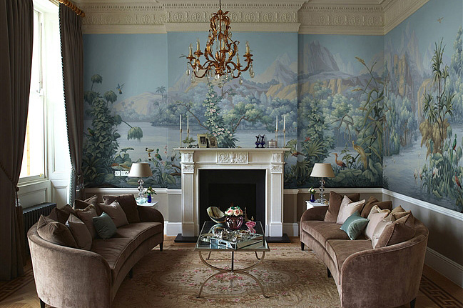 Обои Paul Montgomery Studio Endur Collection (Mural Sources) E-PN-880-AZ-SK/Classic
