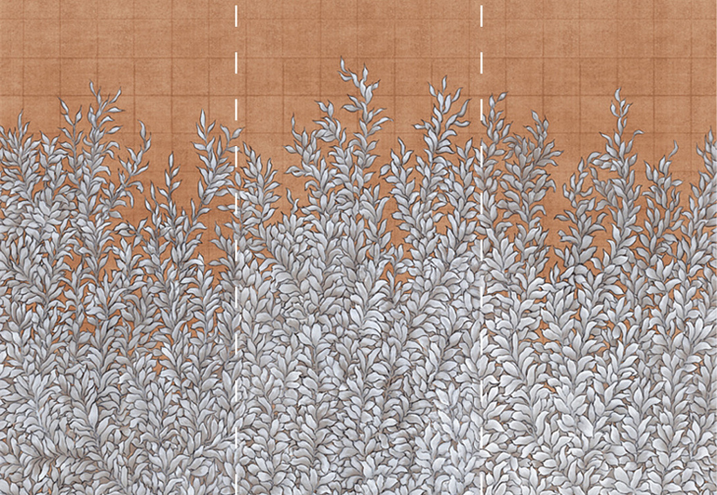 Обои Paul Montgomery Studio Endur Collection (Mural Sources) E-FL-015-HR-CF/Copper