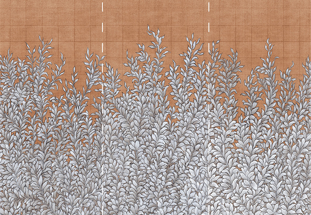 Обои Paul Montgomery Studio Endur Collection (Mural Sources) E-FL-015-HR-CF/Copper